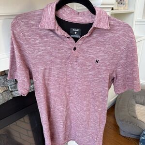 Hurley Men's Maroon Heather Polo Shirt